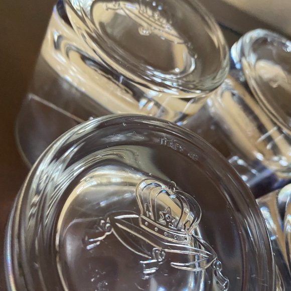 Crown Royal Whiskey Rocks Low Ball Cocktail Drinkware Barware Set Of 4 - Picture 5 of 9